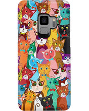 Load image into Gallery viewer, Colorful Cartoon Cat Face Gift For Cat Lovers Phone case
