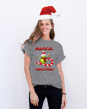 Load image into Gallery viewer, Tennis Players Magical Christmas Snowman Gift For Women Guys Tee
