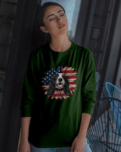 Load image into Gallery viewer, English Cocker Spaniel US Sunflower Gift For Dog Lovers Unisex Long Sleeve
