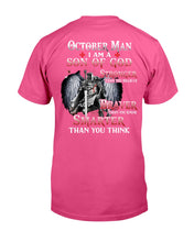 Load image into Gallery viewer, October Man Son Of God Birthday Meaningful Gift For Men Guys Tee
