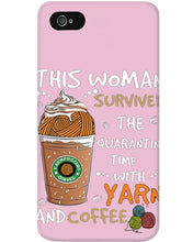 Load image into Gallery viewer, The Quarantine Time With Yarn And Coffee Gift For Women Phone case
