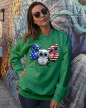 Load image into Gallery viewer, Lovely Phone Case Three Owl With US Flag Gift For Owl Lovers Sweatshirt
