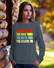 Load image into Gallery viewer, Vintage Funny Librarian The Man The Myth The Legend Gift For Friends Sweatshirt
