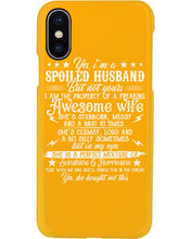 Load image into Gallery viewer, Shes Stubborn Messy And A Brat At Times Black Gift For Husband Phone case
