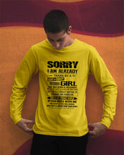 Load image into Gallery viewer, I'm Already Taken By December Sexy And Crazy Girl For Birthday Gift Unisex Long Sleeve
