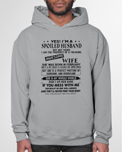 Load image into Gallery viewer, I'm A Spolied Husband But Not Yours  - Awesome Wife Was Born In February Hoodie
