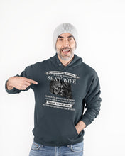 Load image into Gallery viewer, Shes Stubborn Messy And A Brat At Times Black Gift For Husband Hoodie
