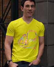 Load image into Gallery viewer, Hope For A Cure Multiple Sclerosis Awareness Guys V-Neck

