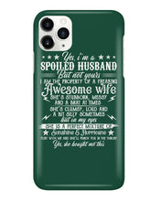 Load image into Gallery viewer, Shes Stubborn Messy And A Brat At Times Black Gift For Husband Phone case
