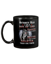 Load image into Gallery viewer, October Man Son Of God Birthday Meaningful Gift For Men Mug

