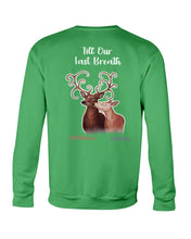 Load image into Gallery viewer, Custom Name Deers Gift For Boyfriend Till Our Last Breath Sweatshirt
