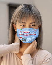 Load image into Gallery viewer, Weather Outside Frightful Sewing Let Us Sew Cloth Face Mask
