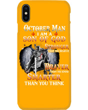 Load image into Gallery viewer, October Man Son Of God Birthday Meaningful Gift For Men Phone case
