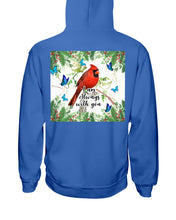 Load image into Gallery viewer, Scarlet Macaw With Butterflies I Am Always With You Gift For Lover Hoodie

