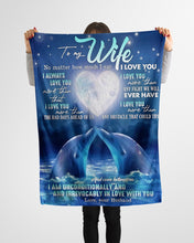 Load image into Gallery viewer, Gift For  Wife No Matter How Much I Say I Love You Fleece Blanket
