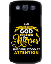 Load image into Gallery viewer, Coffee Cup And On The 8th Day God Created Nurses  Custom Gift For Nurse Phone case
