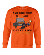 Load image into Gallery viewer, A Man Loves Beer And Dachshund Gift For Dog Lovers Sweatshirt
