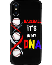 Load image into Gallery viewer, Baseball Be My DNA Gift For Sport Lovers Phone case
