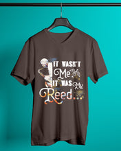 Load image into Gallery viewer, It Wasn't Me It Was My Reed Custom Design For Music Instrument  Lovers Guys V-Neck
