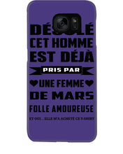 Load image into Gallery viewer, Désolé Cet Homme Est Déjà Pris Par Une Femme De Mars Birthday Gift Phone case

