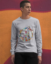 Load image into Gallery viewer, Hummingbird And Peace Sign Gift For Girls Unisex Long Sleeve
