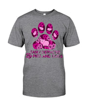 Load image into Gallery viewer, Lovely Phone Case Easily Distracted By Pigs And Dogs Gift For Dog Lovers Guys Tee
