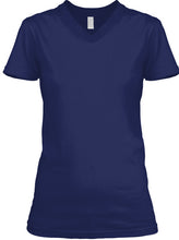 Load image into Gallery viewer, Philebotomist American Flag Special Custom Design Personalized Job Gift Ladies V-Neck
