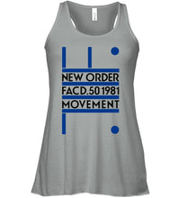 Load image into Gallery viewer, New Order Facd 501981 Movement Simple Unique Custom Design Ladies Flowy Tank
