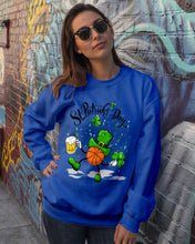 Load image into Gallery viewer, Basketball Saint Patrick's Day Gift For Basketball Lovers Sweatshirt
