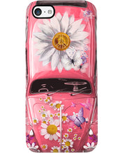 Load image into Gallery viewer, Pink Phone Case With Flowers And Butterfly Gift For Pink Lovers Phone case
