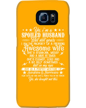 Load image into Gallery viewer, Shes Stubborn Messy And A Brat At Times Black Gift For Husband Phone case
