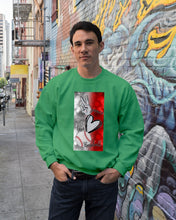 Load image into Gallery viewer, Baseball Peaceful Love Gift For Baseball Lovers Sweatshirt
