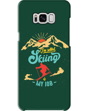 Load image into Gallery viewer, I'm Retired Skiing Is My Job Mountainous Terrain Phone case
