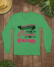 Load image into Gallery viewer, Princess And Warrior Breast Cancer Awareness  Special Custom Design Unisex Long Sleeve
