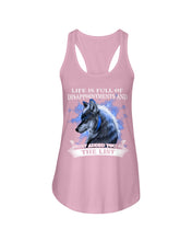 Load image into Gallery viewer, Life Is Full Of Disappointment And I Added You To The List Ladies Flowy Tank
