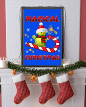 Load image into Gallery viewer, Tennis Players Magical Christmas Snowman Gift For Women Vertical Poster
