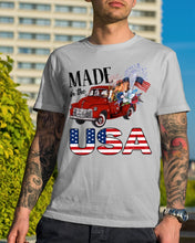 Load image into Gallery viewer, Horse Made In The America Red Car Gift For Horse Lovers Guys Tee

