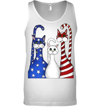 Load image into Gallery viewer, Cat Happy America  Independence's Day Special Custom Design Unisex Tank Top
