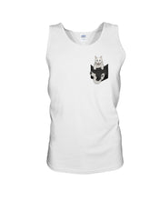 Load image into Gallery viewer, Cat In Your Front Pocket Great Gift For Cat Lovers Unisex Tank Top

