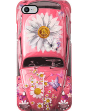 Load image into Gallery viewer, Pink Phone Case With Flowers And Butterfly Gift For Pink Lovers Phone case
