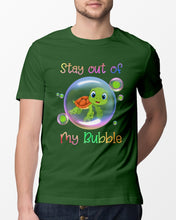 Load image into Gallery viewer, Vintage Funny Stay Out Of My Bubble Gift For Turtle Lovers Guys Tee
