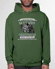 Load image into Gallery viewer, Shes Stubborn Messy And A Brat At Times Black Gift For Husband Hoodie
