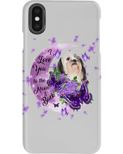 Load image into Gallery viewer, Purple Moon Light Shih Tzu Gift For Dog Lovers Phone case
