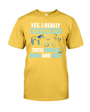Load image into Gallery viewer, I Do Need All These Horses Dogs And Cats Guys Tee

