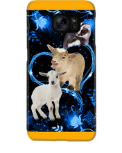 Load image into Gallery viewer, Lovely Phone Case Twinkling Blue Heart Gift For Goat Lovers Phone case
