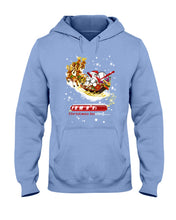 Load image into Gallery viewer, Baseball Xmas Sleigh Loading Gift For Baseball Lovers Hoodie
