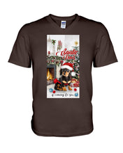 Load image into Gallery viewer, Dachshund Is Coming To You Gift For Dog Lovers Guys V-Neck
