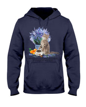 Load image into Gallery viewer, Cat With Coffee Is The Satisfaction Gift For Cat Lovers Hoodie
