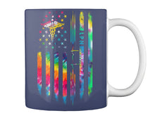 Load image into Gallery viewer, Veterinary Symbol LPN America Flag Unique Custom Design Mug
