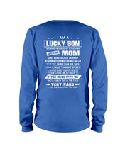 Load image into Gallery viewer, Gift For Lucky Son May Mom Loves Me So Much Unisex Long Sleeve
